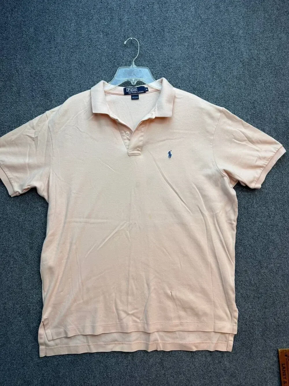 Vintage Polo Ralph Lauren USA Made Pink Cotton Polo Shirt Men’s XL